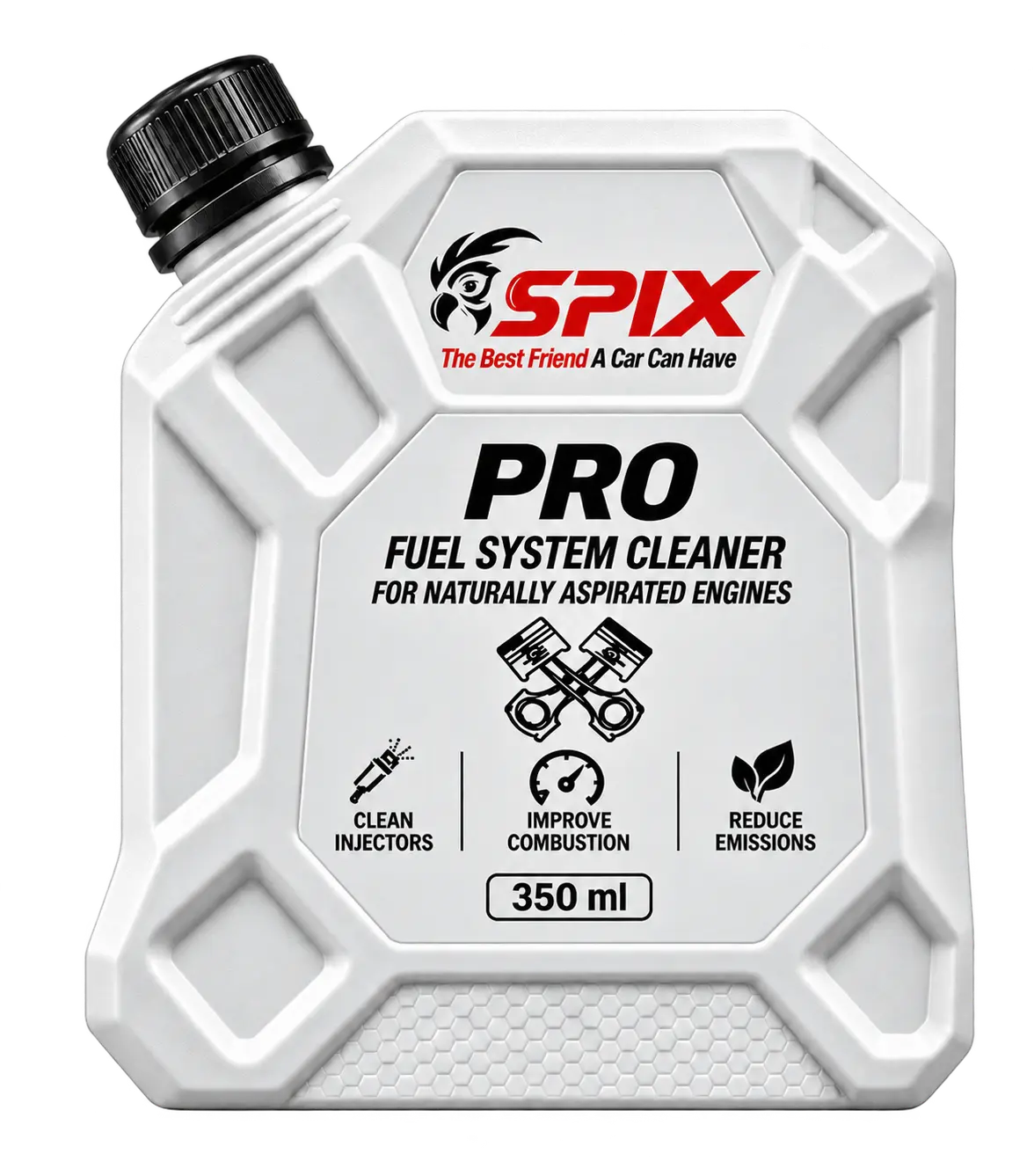 SPIX PRO، اکتان بوستر و مکمل بنزین برای موتورهای تنفس طبیعی – بطری سفید